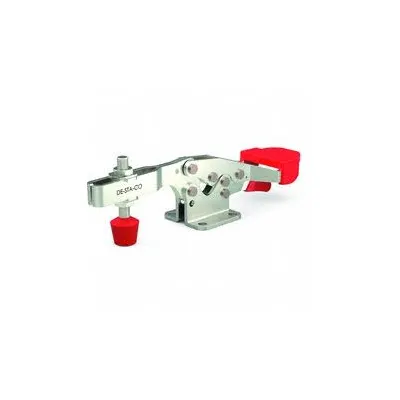DE-STA-CO Toggle Clamp: Locking Horizontal Handle, Flange Base Mounting, 4.16 in Arm Lg - Standard Toggle Clamps