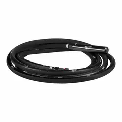 This replacement shaft is designed for use with concrete vibrators to consolidate freshly poured concrete and remove air pockets. It features a quick-connect design and is constructed of steel with an overall length of 32 ft and width of 1 3/4 in.