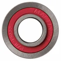 MAGLINER Hand Truck Sealed Ball Bearing: 1 1/2 in Overall Ht, 1 1/2 in H x 1 1/2 in W, Steel, 18055