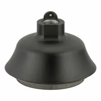 This pendant-mount warning light base from FEDERAL SIGNAL is designed for use with the 27XST-024-4-MOD model. It provides a secure mounting point for warning lights in industrial settings where visual signaling is required. The base is black and has an overall width of 5 1/4 inches