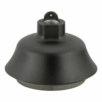 FEDERAL SIGNAL PMXC-SB Pendant-Mount Warning Light Base, Black, 5 1/4 in Width - Pendant-Mount Warning Light Bases