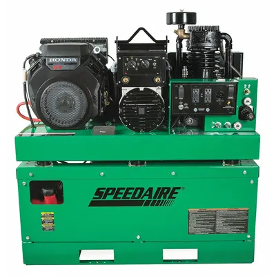 SPEEDAIRE Stationary Air Compressor/Generator/Welder: 2 Stage, 22 hp Engine, Honda - Combination Air Compressors, Generators & Welders