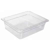 CRESTWARE Food Pan: Half Size, Rectangular, NSF Certified, 12 3/4 in Overall Lg, 2 1/2 in Overall Dp (MPN FP22)