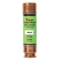 BUSSMANN Fuse: Class RK5, FRN-R Series, Time-Delay, 1 A, 250 V AC, 125 V DC, Non-Indicating (MPN FRN-R-1)
