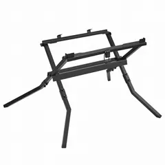 This folding table stand provides a portable work surface for table saws. The 32-inch width supports job site mobility and quick setup. Designed for use with compatible table saws.