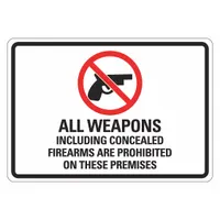 Security Sign: Reflective Sheeting, Adhesive Sign Mounting, 10 in x 14 in Nominal Sign Size (MPN LCU1-0105-RD_14x10)