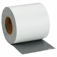 Roof Repair Tape: 6 in W, 50 ft L, 35 mil Thick, White, For All Materials Except Silicone (MPN RSW-6-50R)