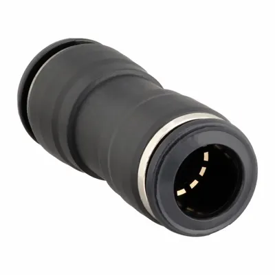 AIGNEP USA Push-to-Connect Adapter - Nylon & Nickel-Plated Brass Tube Fittings
