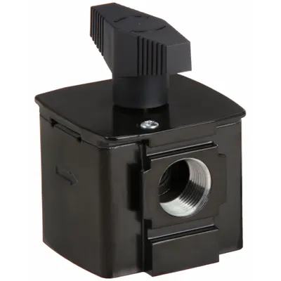 WILKERSON Air Line Lockout Valve: 3/4 in NPT, 3/4 in NPT Outlet Size, 246 psi Max Op Pressure - Wilkerson Compressed Air Line Lockout Valves for FRLs