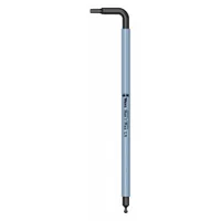 WERA Hex Key: 1 Ball Ends, 1.5 mm Tip Size, Metric, Long, Alloy Steel, Black Oxide, L, 2 Tips (MPN 05022600001)