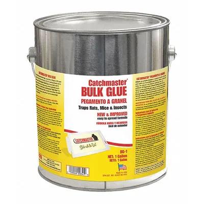CATCHMASTER Rodent Glue Trap: Glue Trap, Pail, 1 gal Container Size, Glue - Rodent Traps