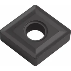 Diamond indexable turning insert with CNMG geometry, designed for precision machining of non-ferrous materials, composites, and abrasive alloys. Suitable for medium to finishing cuts in turning, facing, and profiling operations.