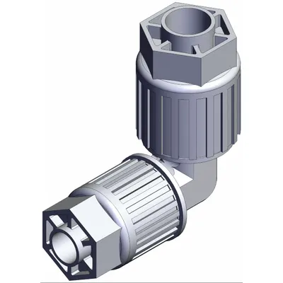 SMC LQ3E4A-R1 PFA Compression Tube Fitting, 1/2 in OD x 3/8 in OD - PFA Compression Tube Fittings