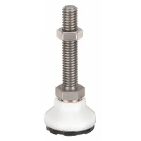 S & W Male-End Leveling Mount: Swiveling Stud, 3/8"-16 Thread Size, 1.25 in, 300 lb Capacity (MPN NSSWD-1A)