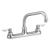 AMERICAN STANDARD Straight Kitchen Faucet: Monterrey, Cast Brass, Widespread, Deck, 3 Mounting Holes (MPN 6408170.002)