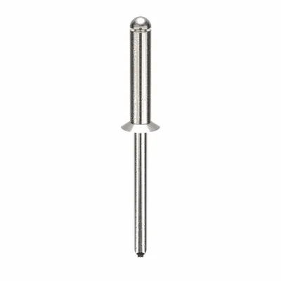 OEM Flush-Mount Blind Rivet, 0.188" Dia, 2-1/8" L, Open End, PK250 - Flush-Mount Blind Rivets