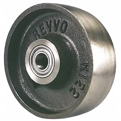 OEM Caster Wheel: 10 in Wheel Dia - Iron Tread Wheels