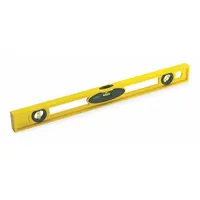 STANLEY I-Beam Level: Level, Plumb & 45° Angle, I-Beam, 2, Plain, 24 in Overall Lg, Top & Side Read (MPN 42-468)