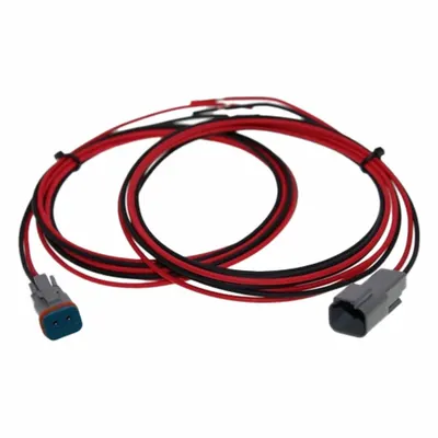 SPEED WIRING PRODUCTS Mini Connector: Deutsch DTM, 2 Poles, 72 in Wire Lead Lg, 7.5 A - Harsh Environment DC Power Deutsch Connector Assemblies