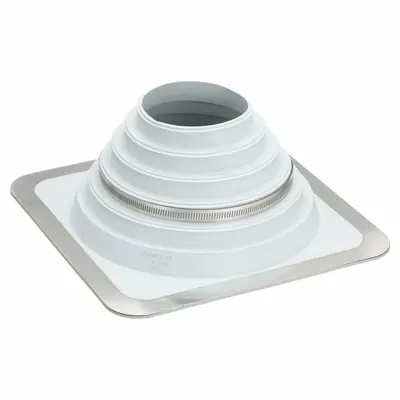 PORTALS PLUS Rectangular-Base Boot, Square Base, For 1 Pipe, EPDM Collar - Rectangular-Base Boots