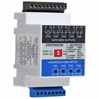 MACROMATIC General Purpose Relay: DIN-Rail & Surface Mounted, 4 Inputs, 102 to 132V DC/10 to 125V AC (MPN ISDUR4)