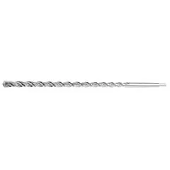 This round-shank masonry drill bit is designed for use with hammer drills to penetrate concrete, brick, and block. It features a 5/8 in diameter, 13 in overall length, and 11 1/2 in maximum drilling depth for deep drilling applications.