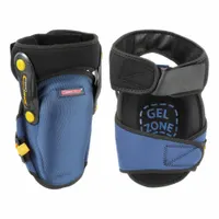 WESTWARD Knee Pad: Universal, 2 Straps, Hook-and-Loop, 1 PR