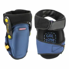These WESTWARD knee pads feature a fabric cap and foam pad for cushioning, with neoprene straps and hook-and-loop closure for secure fit. Suitable for tasks requiring knee protection such as flooring, welding, and assembly work. Sold as a pair.