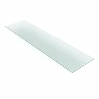 ECONOCO Tempered Glass Shelves: 3/16 in Overall Ht, 48 in Overall Wd, 14 in Overall Dp, Rectangular (MPN SHGL1448)
