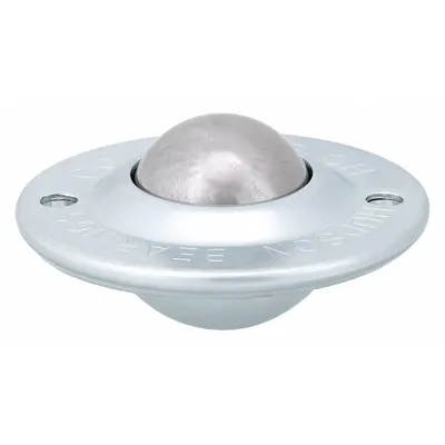 ASHLAND CONVEYOR Ball Transfer: 1 in Ball Dia - Ball Transfer, 75 lb Ball Load Capacity - Countersunk Flange Mount Ball Transfers