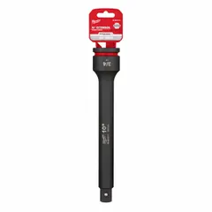 This 3/4" drive impact socket extension extends the reach of impact tools to access fasteners in recessed or confined areas. With a 10-inch overall length and standard type, it is suitable for heavy-duty bolting, automotive repair, and industrial maintenance. The extension features a black phosphate finish and accepts 3/4" drive sockets.