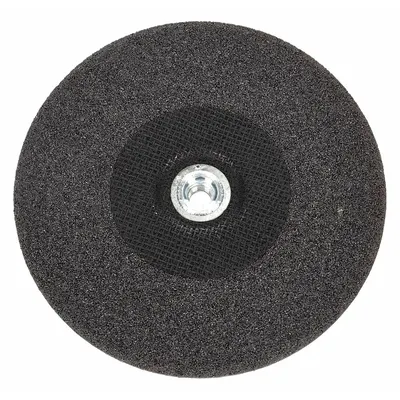 NORTON Depressed Center Grinding Wheel: Type 27, 9" x 1/4" x 5/8"-11, Ceramic - Cool-Cutting Grinding Wheels for Foundries
