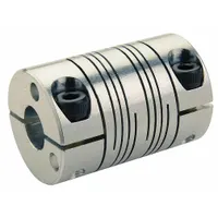 RULAND MANUFACTURING Motion Control Coupling: 3° Angular Misalignment, 12 mm Bore Dia 1, Clamp On, 1 (MPN FCMR25-12-12-SS)