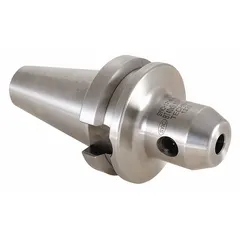 BT40 taper end mill holder with 5/16 in capacity and 2.5 in projection. Equipped with Coolant Through-Spindle capability for improved chip evacuation and cooling during milling, drilling, and contouring operations in CNC machining centers.