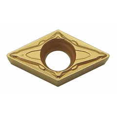 Diamond indexable turning insert for precision turning of hard materials such as ceramics, glass, and composites. Provides wear resistance and surface finish in high-speed machining operations. Manufacturer part number DCMT3252PP CA525.