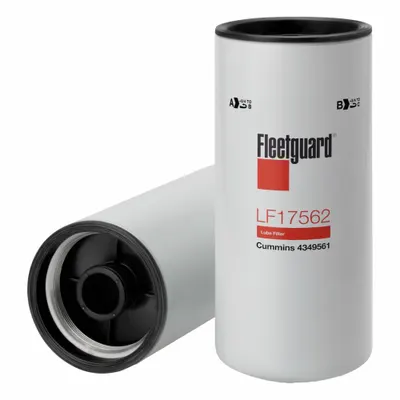 FLEETGUARD Oil Filter: M107-2.5 Thread Size, 12 9/16 in Overall Ht, 12 9/16 in Overall Lg - Spin-On Oil Filters