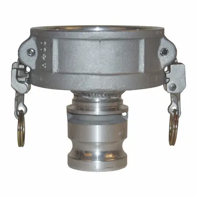 DIXON VALVE & COUPLING Cam and Groove Adapter: 125 psi Max. Working Pressure @ 70 F, 7 5/32 in Overall Lg - Type DA Aluminum Cam & Groove Fittings