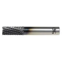 OSG Solid Router Bit: Nicked Spiral, Diamond Coated, 6 Flute, 1/8" Cut Dia, 3/8" LOC (MPN 20611116)