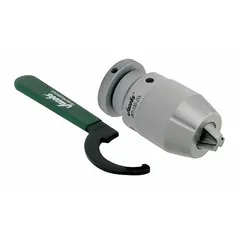 This keyless drill chuck features a JT33 taper mount and a capacity range of 1/32 in to 33/64 in. Ball bearing construction reduces friction for smooth operation. Suitable for precision drilling in metalworking, woodworking, and industrial machining applications requiring secure bit retention.
