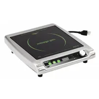 Electric Induction Range: 1 Stations, Digital, Ceramic Glass, 120V AC (MPN 59500P)