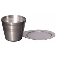 Crucible: 20 mL Capacity - mL, 33 mm Dia, 34 mm Overall Ht, Polished, Stainless Steel (MPN SSR020)