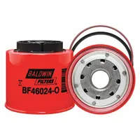 BALDWIN FILTERS Fuel Filter: Spin-On, 3 3/4 in Outside Dia, 1"-14 Thread Size, Cellulose, BF46024-O