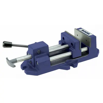 PALMGREN Machine Vise: 6 in Jaw Face Wd, 6 in Max Jaw Opening, 1 7/8 in Throat Dp - Quick-Release Drill Press Vises