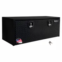 BUYERS PRODUCTS Underbody Truck Box: Underbody Truck Box, Single Drop-Down Door Door, Gloss Black (MPN 1702510)