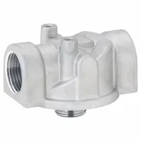 Fuel filter base for use with compatible fuel filters. Length of 2 21/32 inches. Provides a mounting point for fuel filtration systems in diesel engines, heavy equipment, and industrial machinery