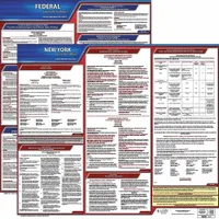 JJ KELLER Labor Law Poster: NY, Spanish, Plastic, 30 in x 24 in, Federal and State Labor Law (MPN 200-NY-1)
