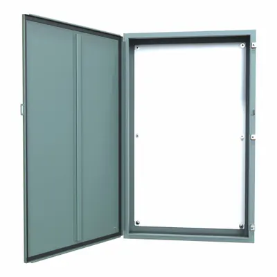 HAMMOND Electrical Enclosure: Steel, 48 in x 30 in x 8 in, NEMA 12/13, w/Panel - Steel Dust-Tight Enclosures