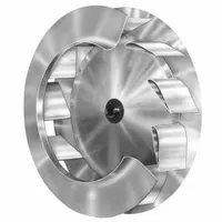 Blower Wheel: Airfoil, 25 in Dia, CW Closed End, Aluminum Wheel, 1 Inlets, 1 in Bore, Convex, Tabbed (MPN 115050)