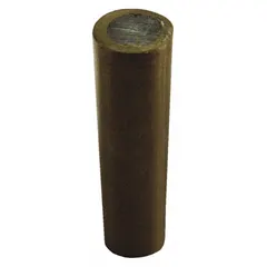 Encased cylindrical alnico magnet with 3/16 in outside diameter and 0.75 in thickness. Provides a maximum pull force of 1.4 lbf. Suitable for light-duty holding, positioning, and sensing in industrial equipment such as fixtures, magnetic catches, and instrumentation.