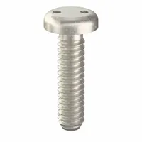 Tamper Resistant Screw: #10-24 Thread Size, 3/4 in Lg, Stainless Steel, Plain, Pan, Spanner, 25 PK (MPN 121200)